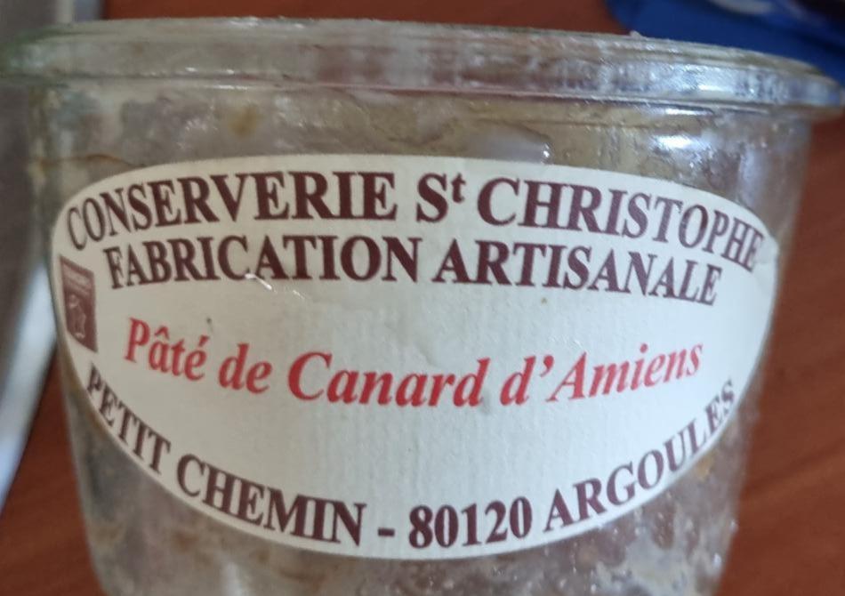 Fotografie - Pâté de Canard d'Amiens Conserverie St Christophe