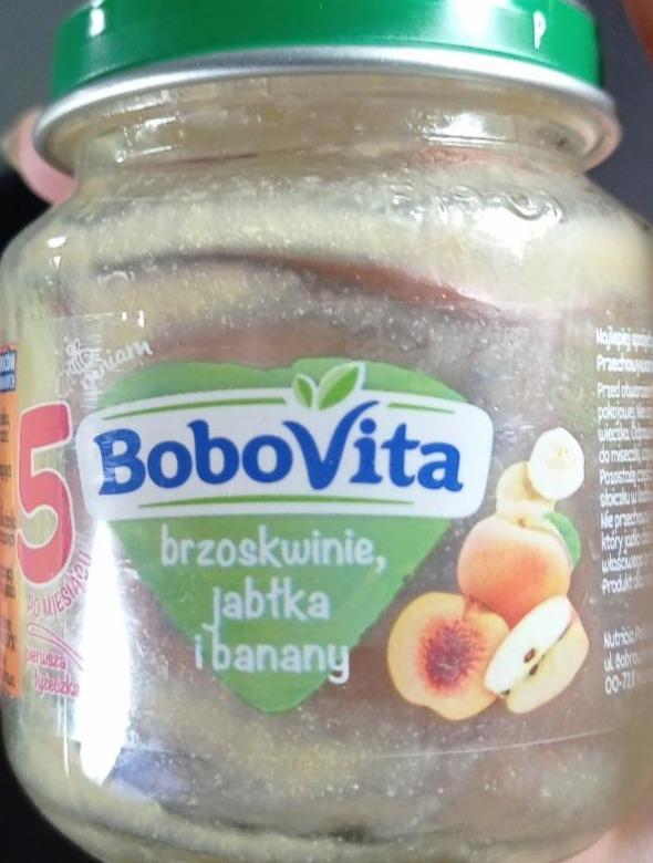 Fotografie - BoboVita přesnídávka jablko, banán a broskev