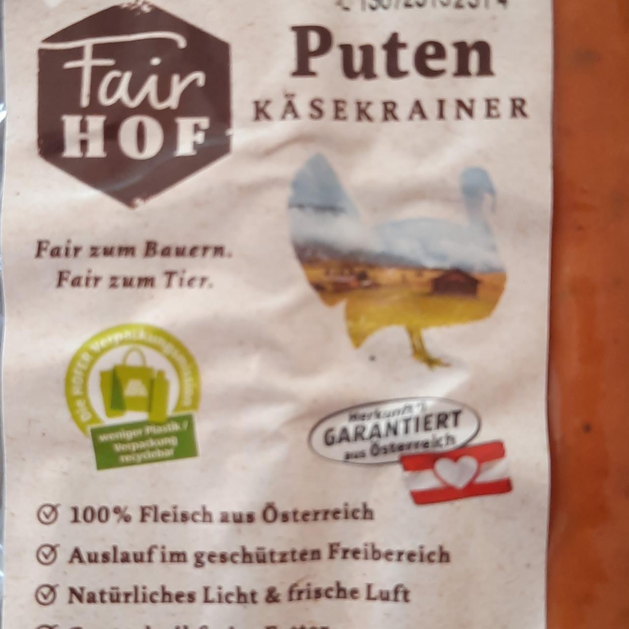 Fotografie - Puten Käsekrainer FairHof