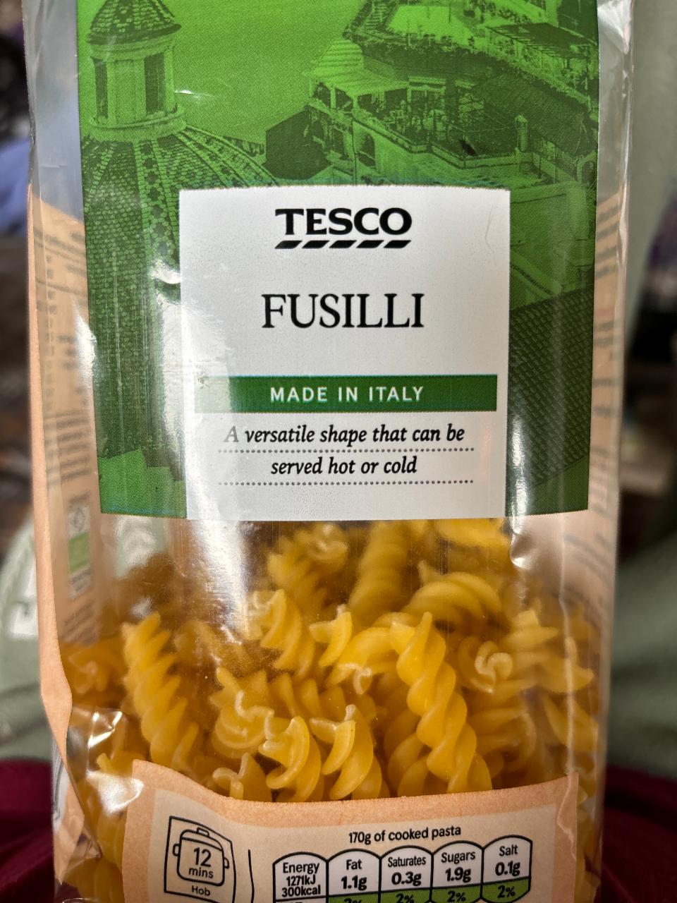 Fotografie - Fusilli vařené Tesco