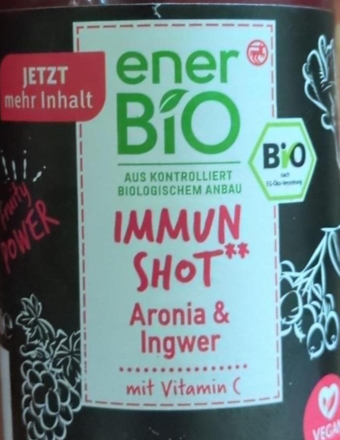 Fotografie - Immun Shot Aronia&Ingwer EnerBio