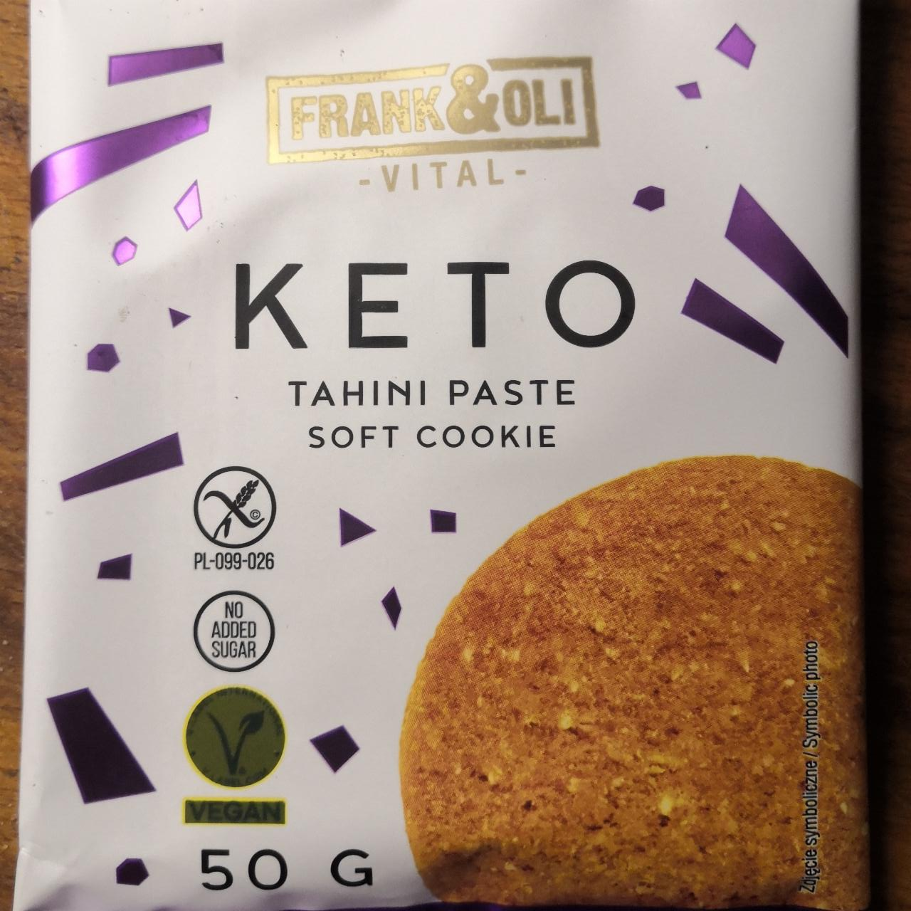 Fotografie - Keto Tahini paste soft cookie Frank&Oli