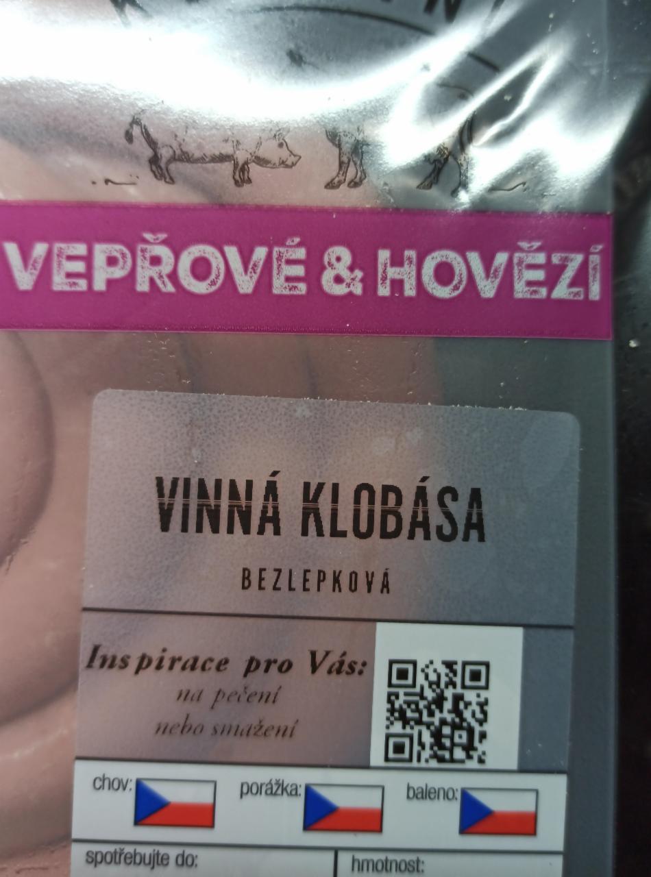 Fotografie - Vinná klobása bezlepková