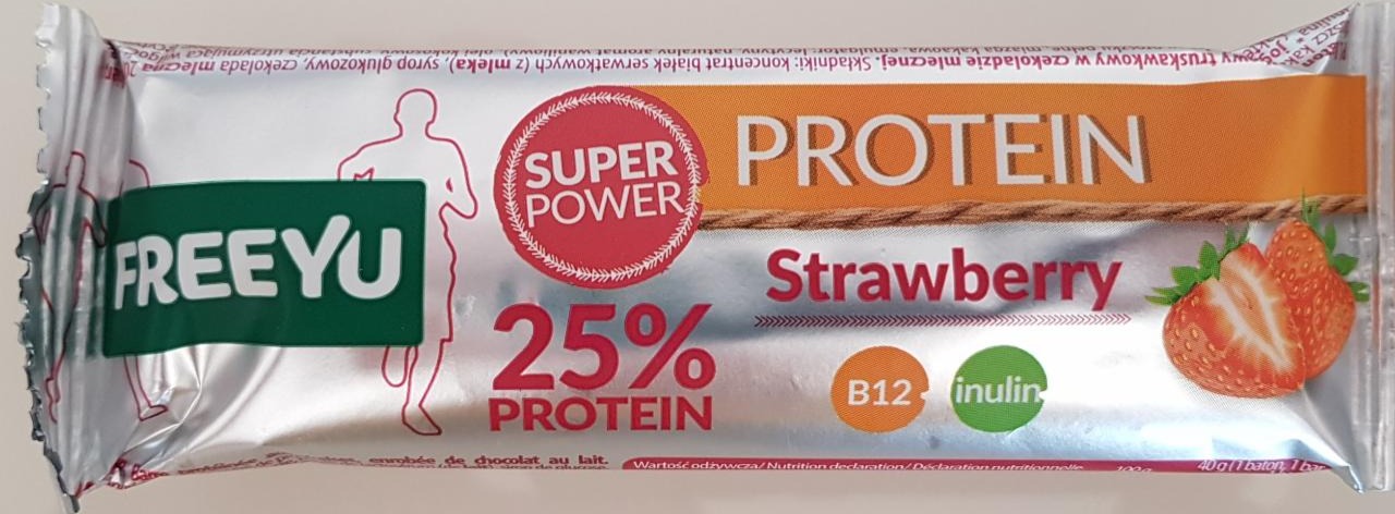 Fotografie - Freeyou Protein bar strawberry