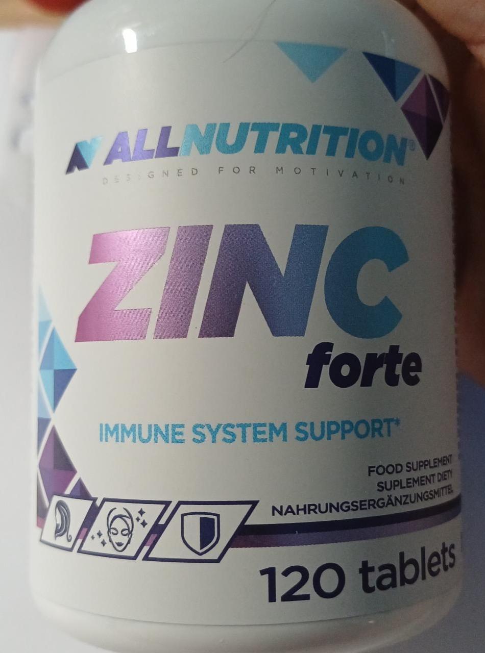 Fotografie - Zinc forte Allnutrition