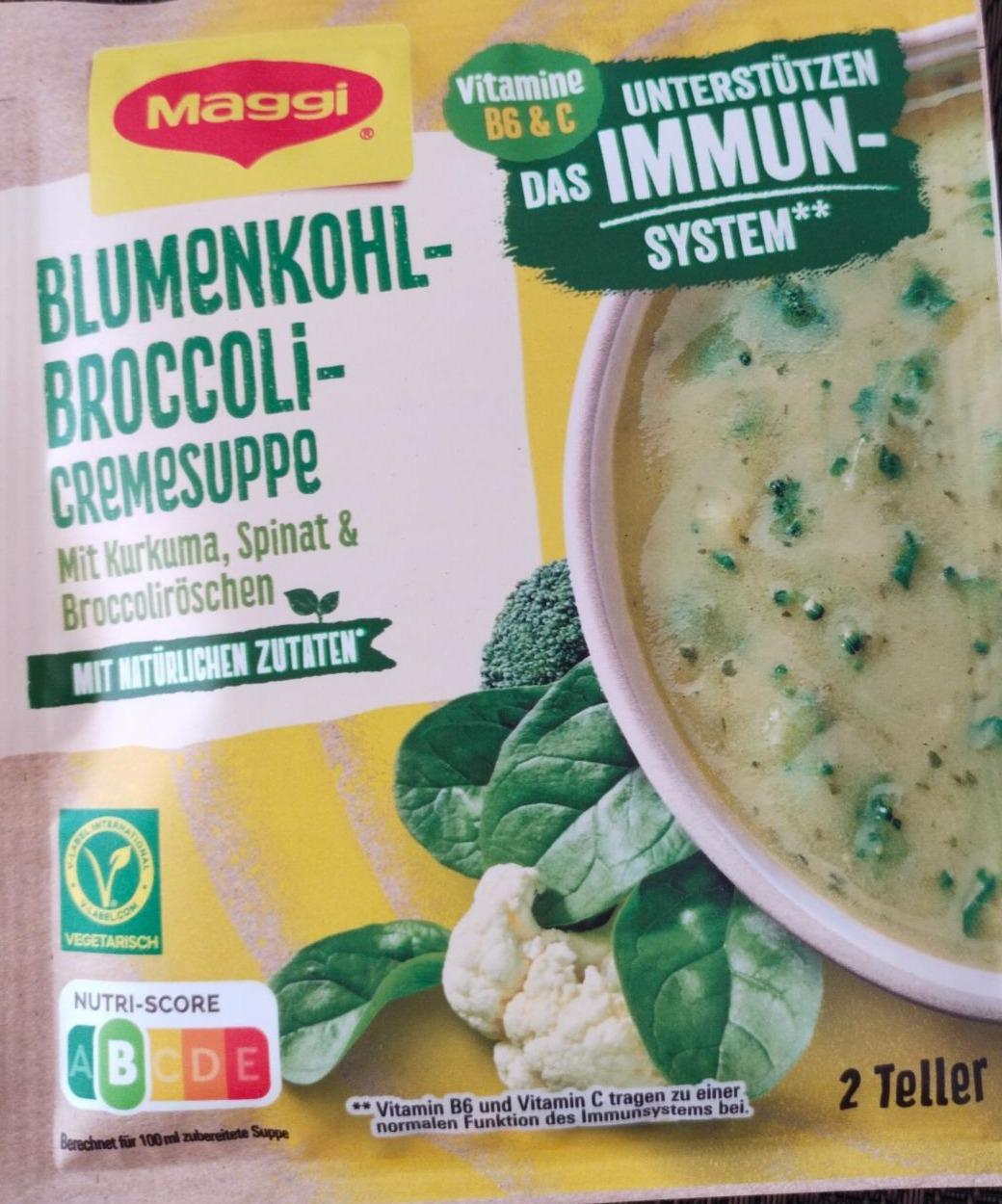 Fotografie - Immun Suppe Blumenkohl-Broccoli Maggi