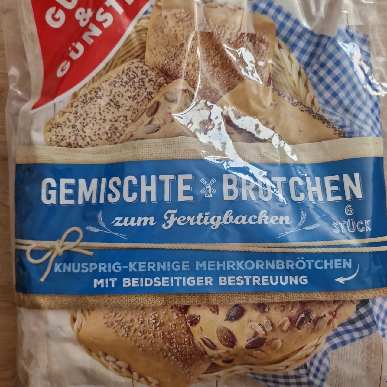 Fotografie - Gemischte Brötchen zum Fertigbacken Gut & Günstig