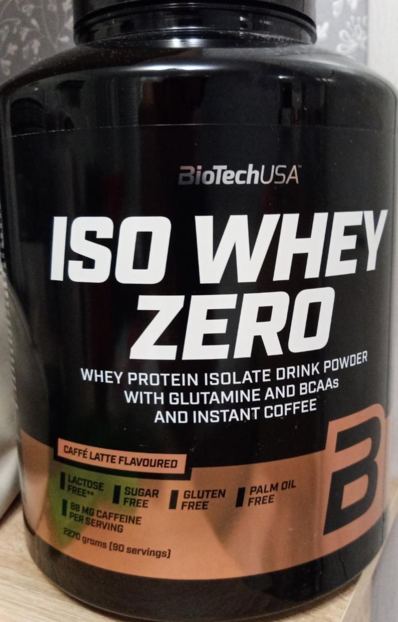 Fotografie - ISO whey zero caffé latte BioTechUSA