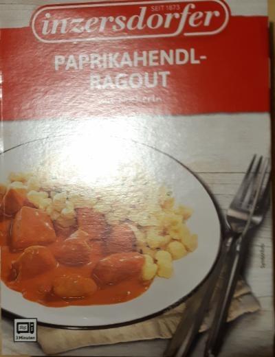 Fotografie - Paprikahendlragout mit Nockerln Inzersdorfer