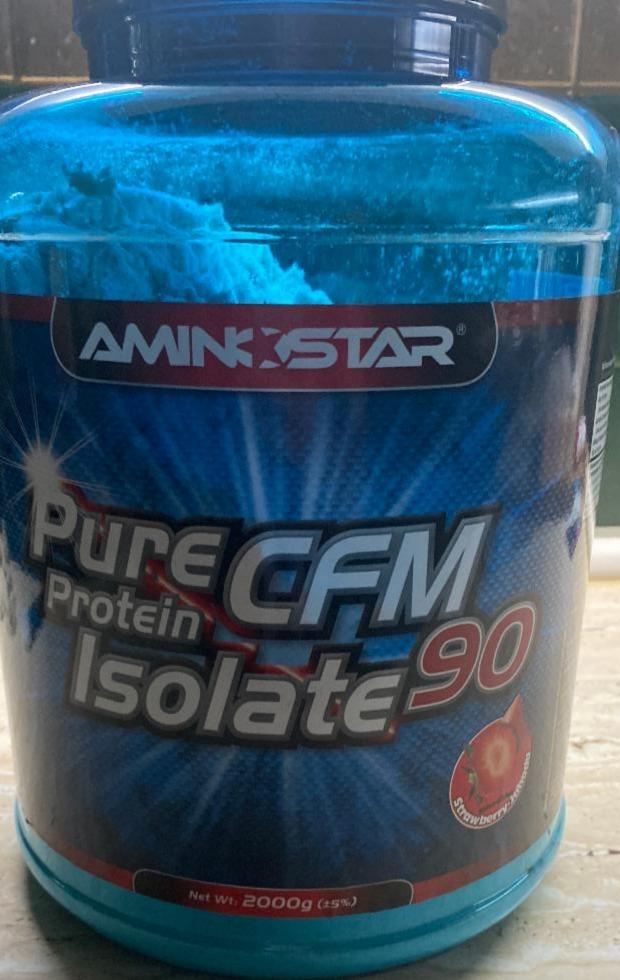 Fotografie - Pure CFM Protein Isolate 90 Jahoda Aminostar