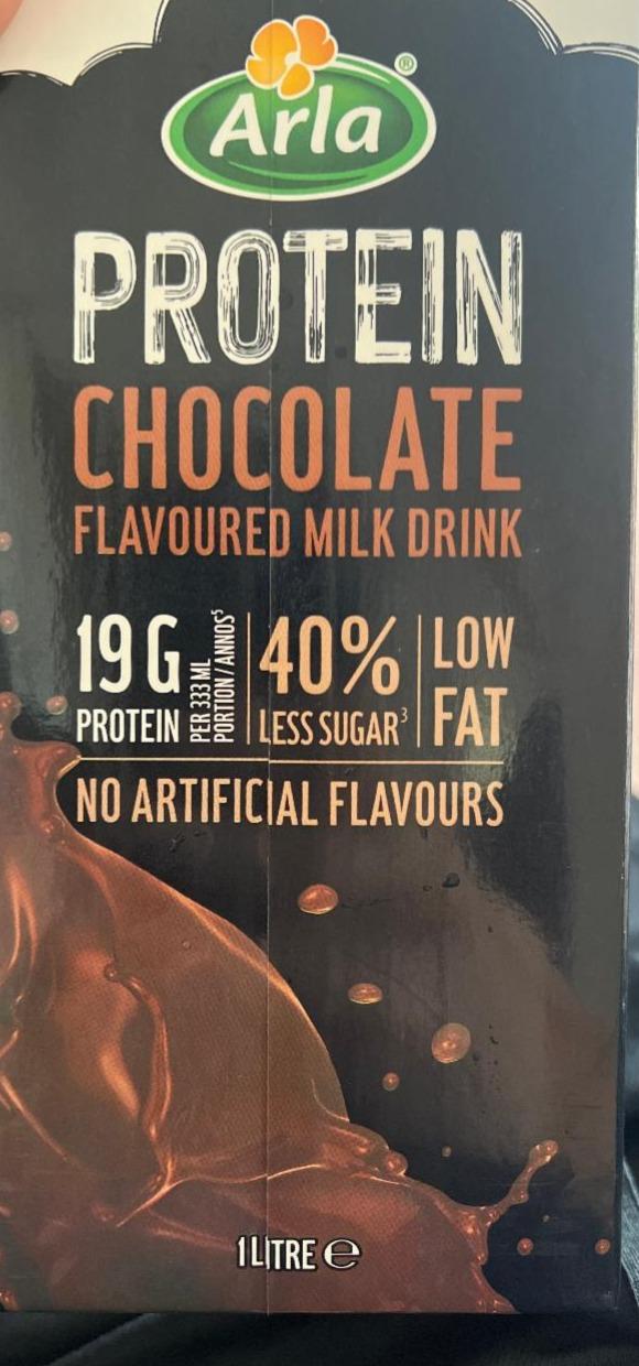 Fotografie - Protein chocolate flavoured milk drink Arla