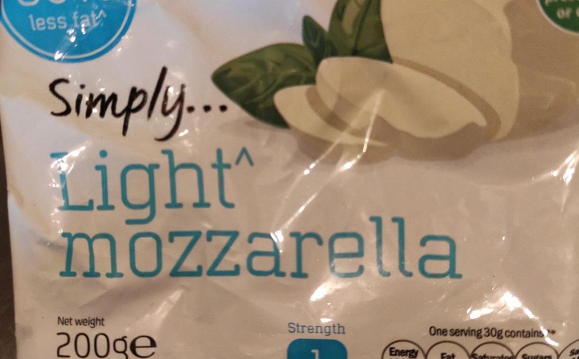 Fotografie - Simply Light Mozzarella Lidl