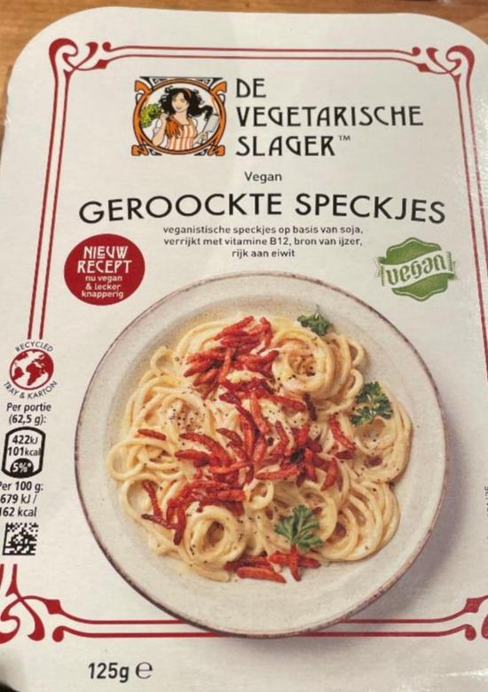 Fotografie - Geroockte Speckjes De vegetarische slager