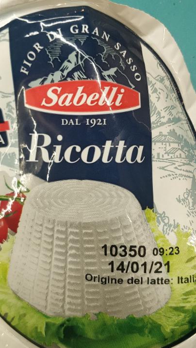 Fotografie - Ricotta Fior di Gran Sasso Sabelli