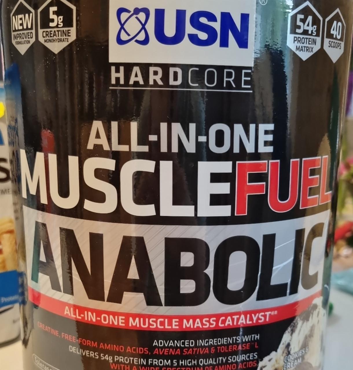 Fotografie - Muscle Fuel Anabolic Cookies & Cream USN