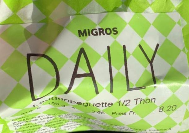 Fotografie - Daily Laugenbaguette Migros