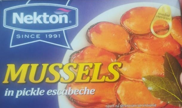 Fotografie - Mussels in pickle escabeche Nekton