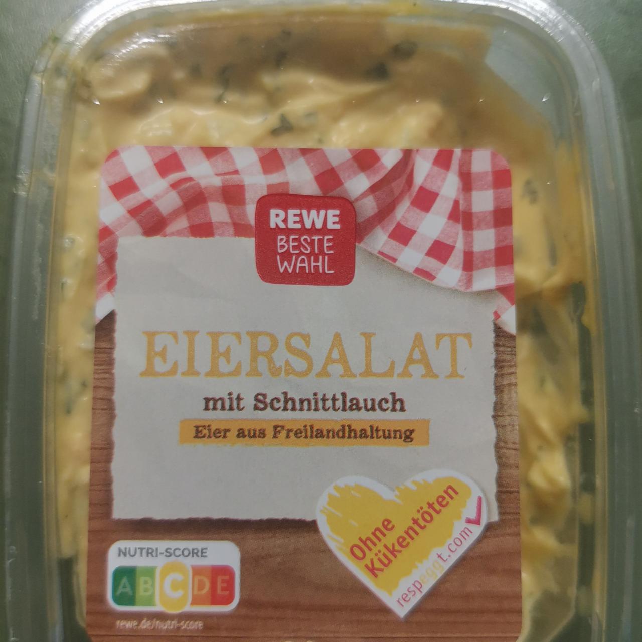 Fotografie - Eiersalat mit Schnittlauch Rewe beste wahl