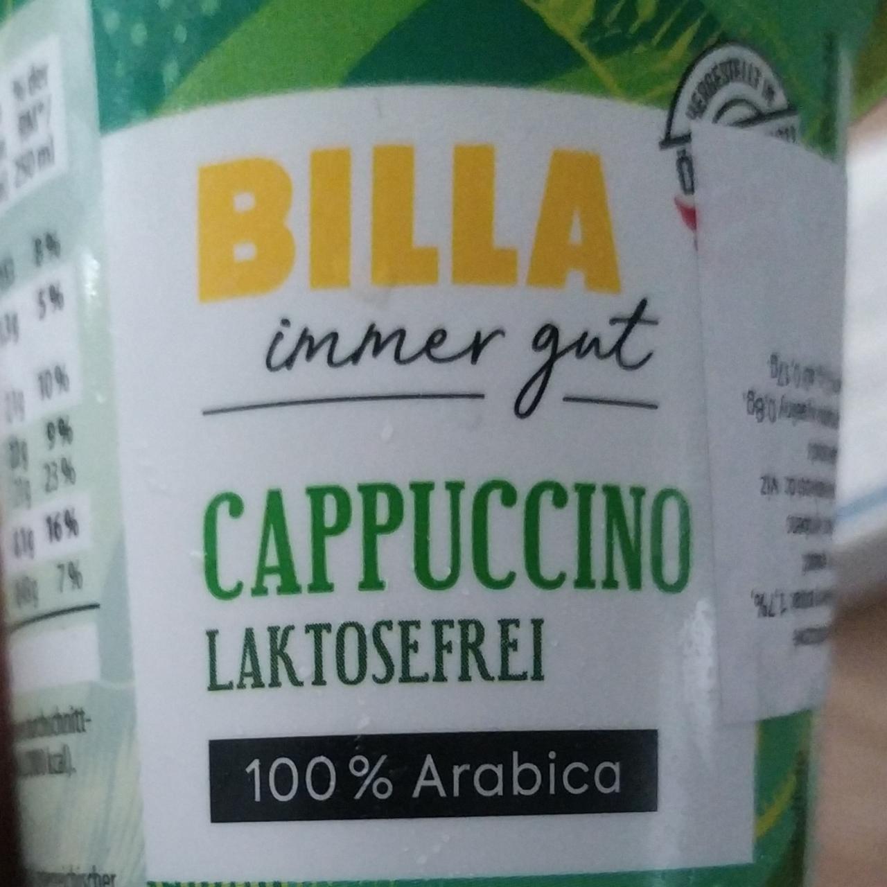 Fotografie - Cappuccino Laktosefrei Billa