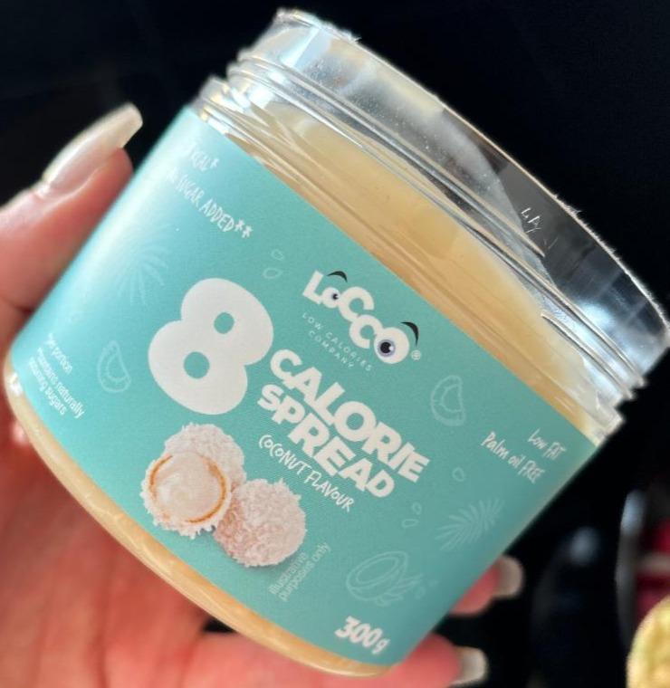 Fotografie - 8 calorie spread coconut flavour Locco