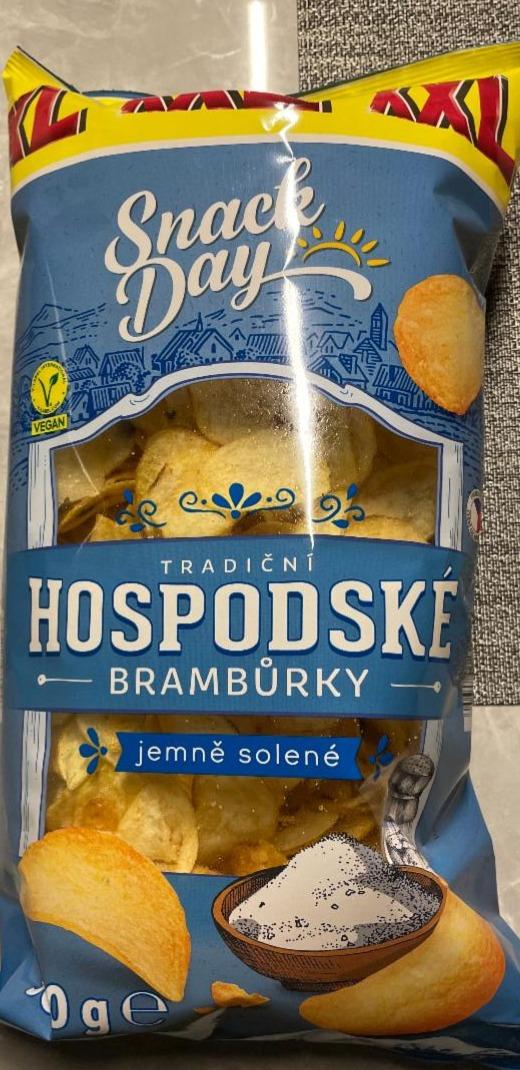 Fotografie - Tradiční hospodské brambůrky jemně solené Snack Day