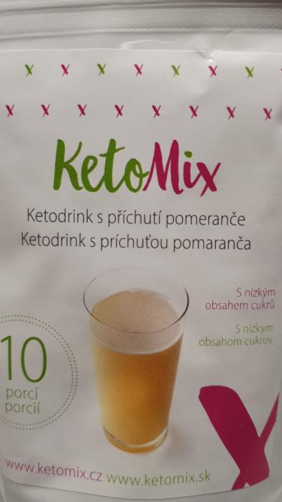 Fotografie - Ketodrink s příchutí pomeranče Ketomix