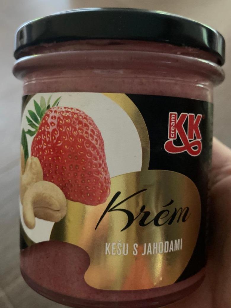 Fotografie - Krém Kešu s jahodami K&K cream