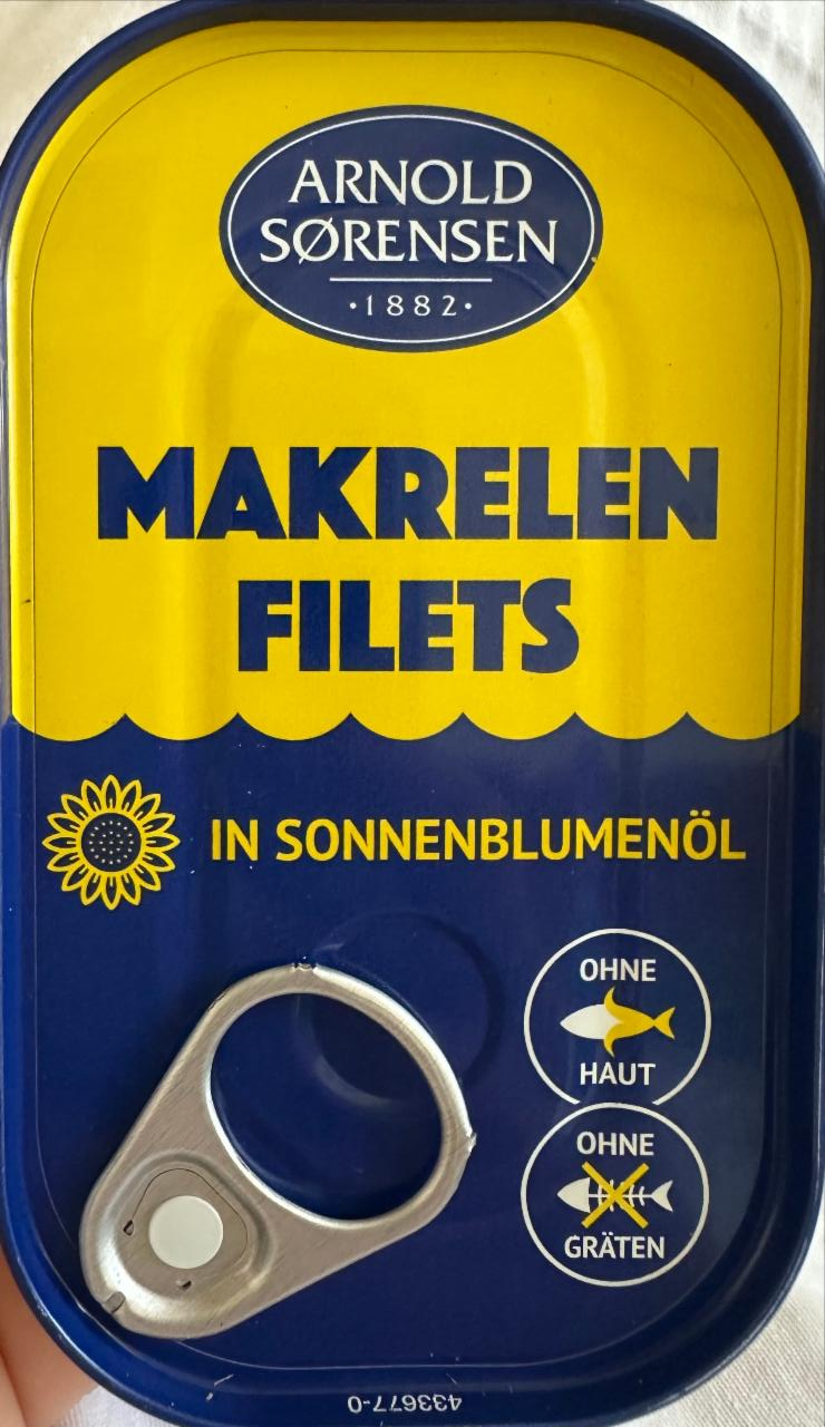 Fotografie - Makrelen filets in sonnenblumenöl Arnold Sørensen