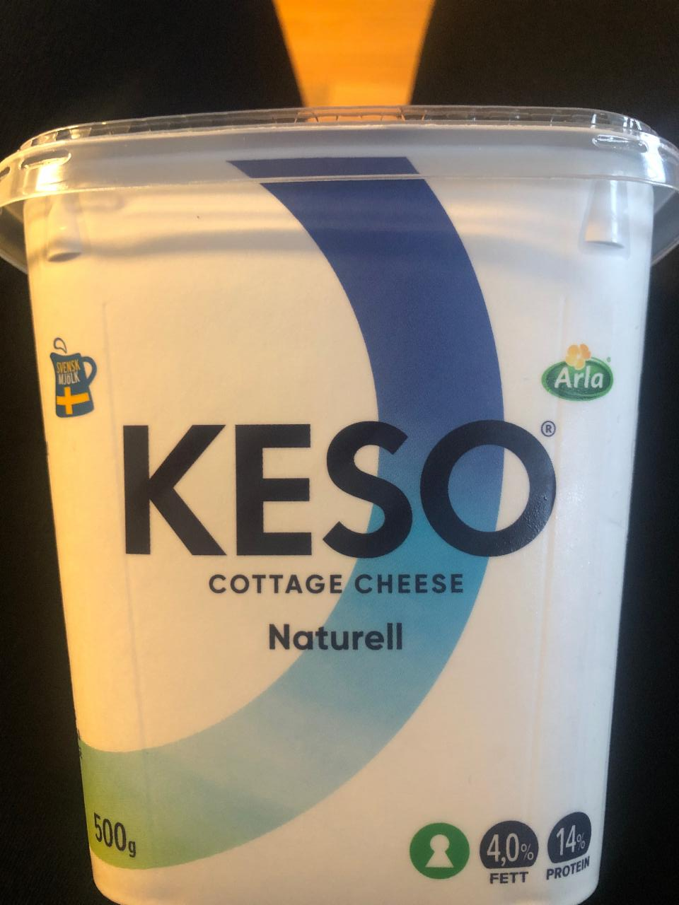 Fotografie - Keso Cottage cheese Naturell Arla