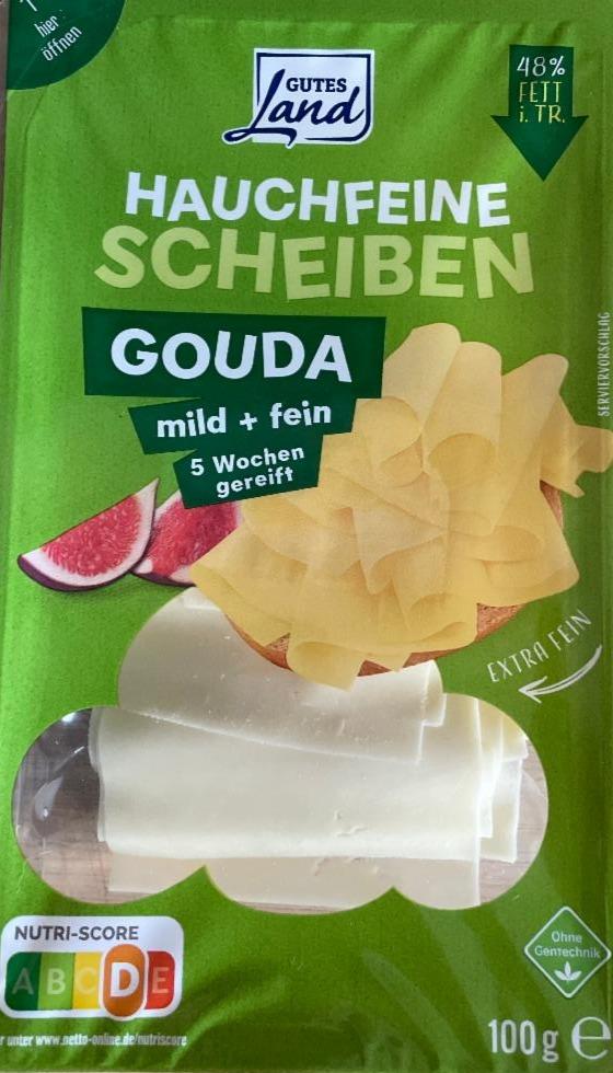 Fotografie - Hauchfeine scheiben Gouda Gutes Land