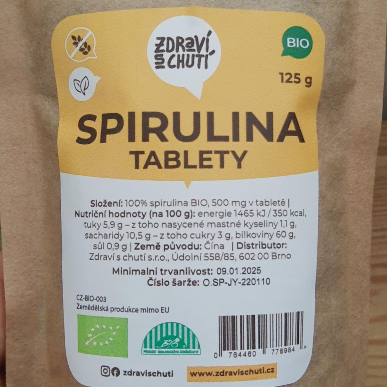 Fotografie - Spirulina tablety Zdraví s chutí