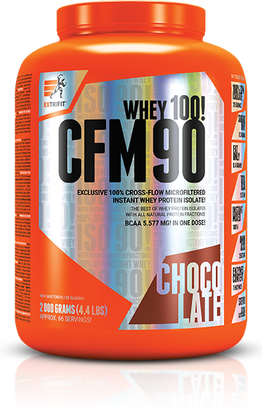 Fotografie - CFM 90 WHEY 100 chocolate Extrifit