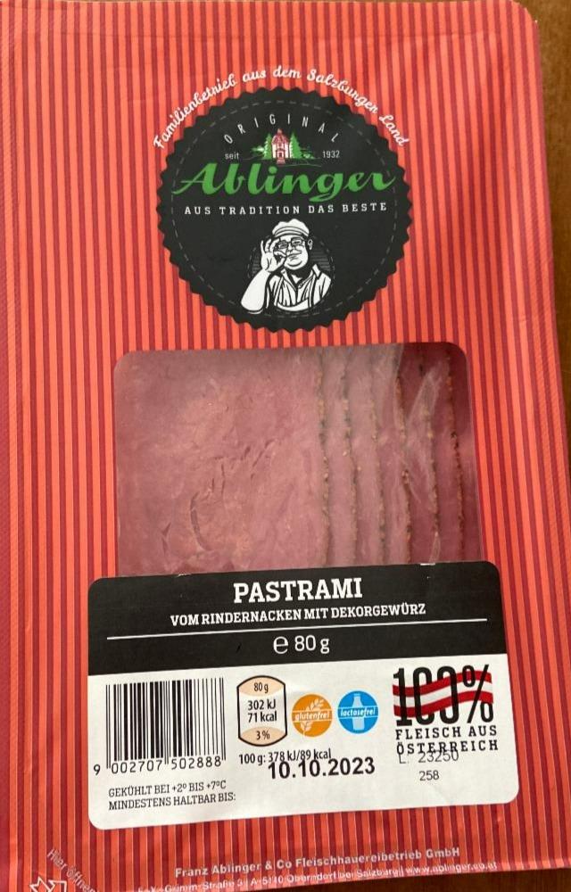 Fotografie - Pastrami Allinger