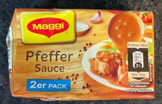 Fotografie - Pfeffer Sauce Maggi