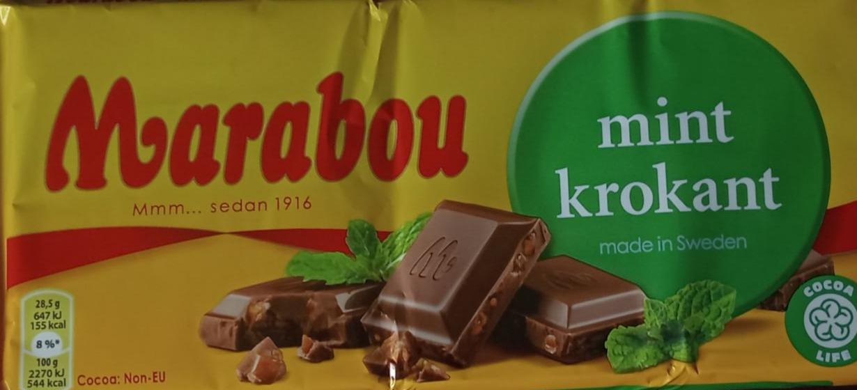 Fotografie - Marabou mint krokant