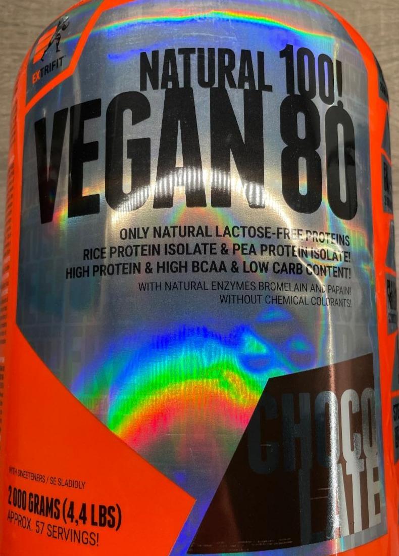 Fotografie - Vegan 80 Natural 100! Chocolate Extrifit