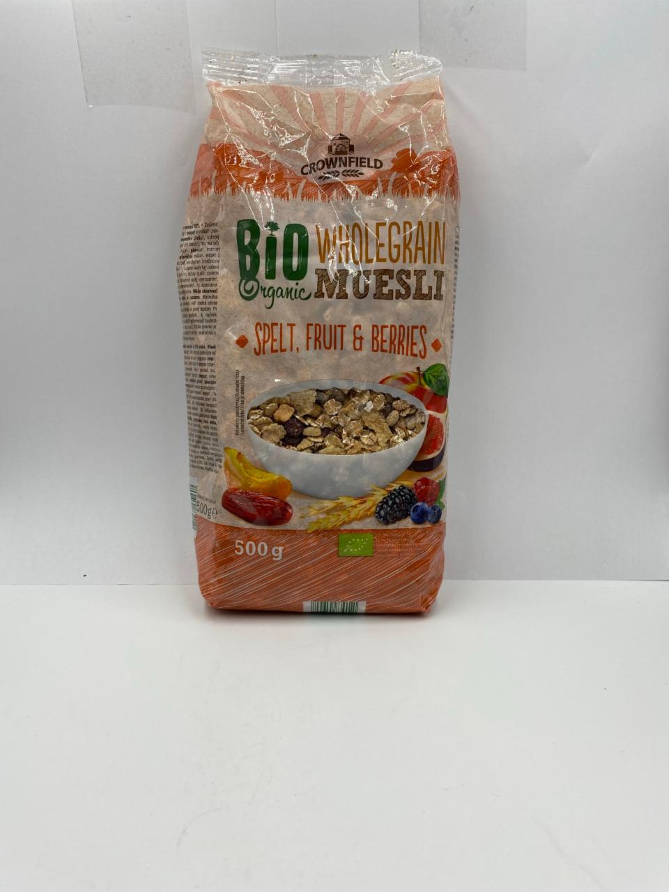 Fotografie - Crownfield bio wholegrain muesli fruit and spelt