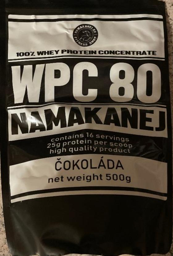 Fotografie - Namakanej whey 80 protein čokoláda