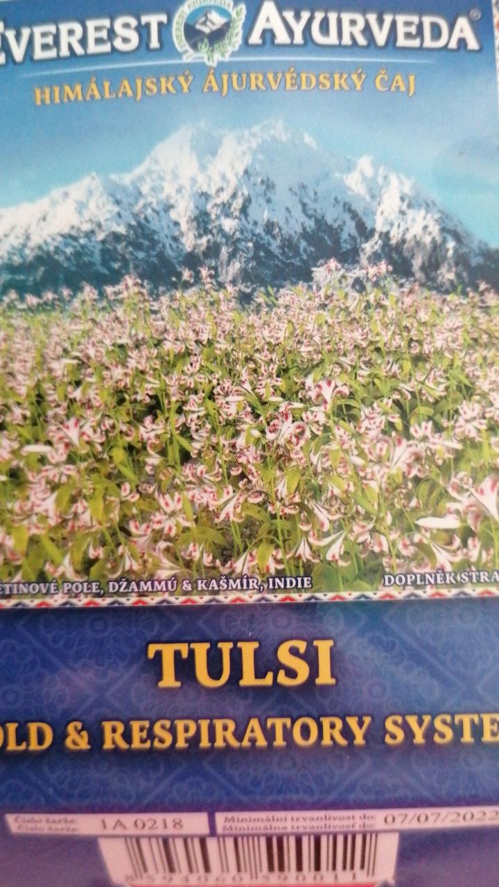 Fotografie - Čaj Tulsi Respirační systém & krční oblast Everest Ayurveda