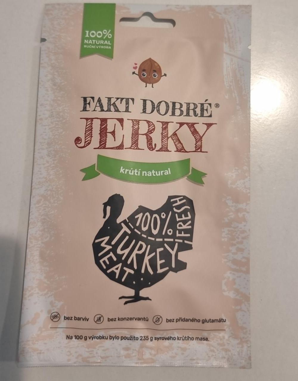 Fotografie - Jerky krůtí natural Fakt dobré