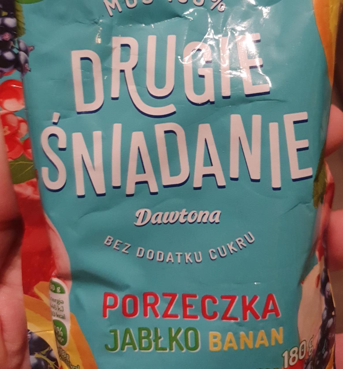 Fotografie - Drugie Śniadanie porzeczka jabłko banan Dawtona