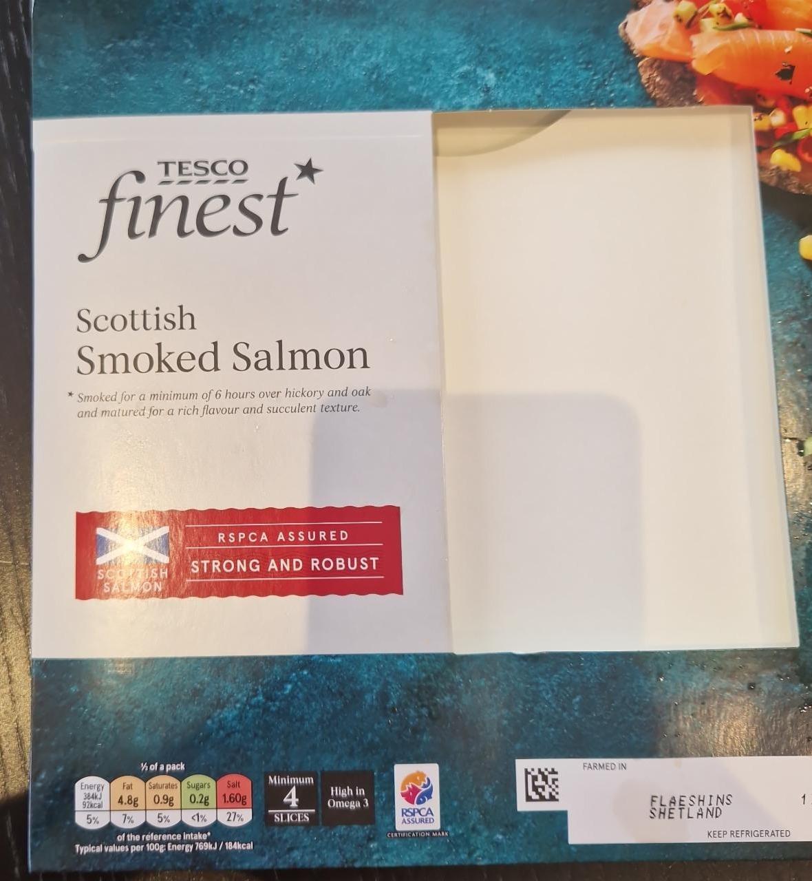 Fotografie - Scottish Smoked Salmon Tesco finest