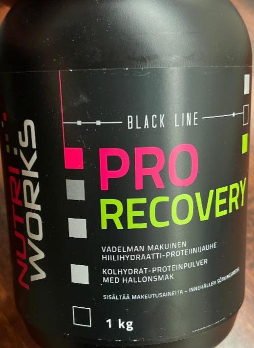 Fotografie - PRO RECOVERY black line