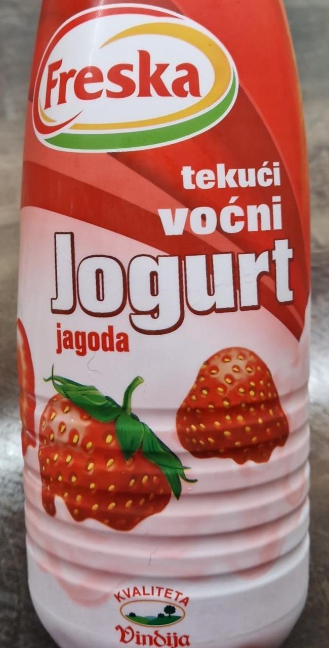 Fotografie - Tekući voćni Jogurt jagoda Freska