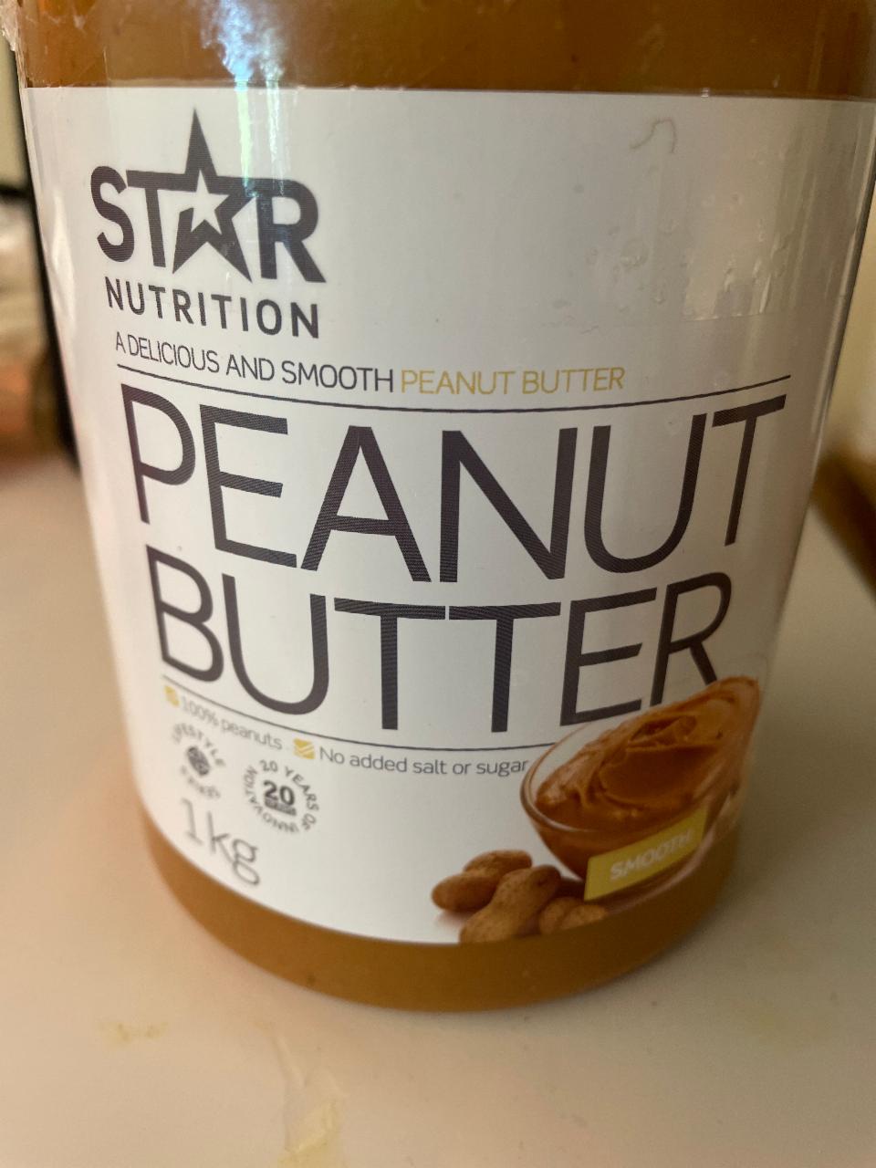 Fotografie - Peanøttsmør Smooth Star Nutrition