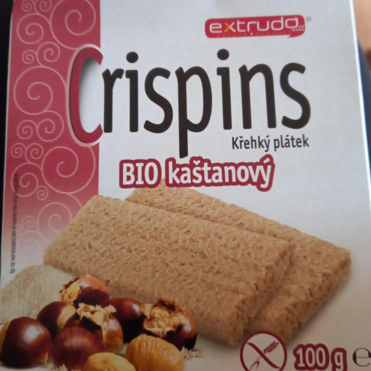 Fotografie - Crispins křehký plátek Bio kaštanový Extrudo