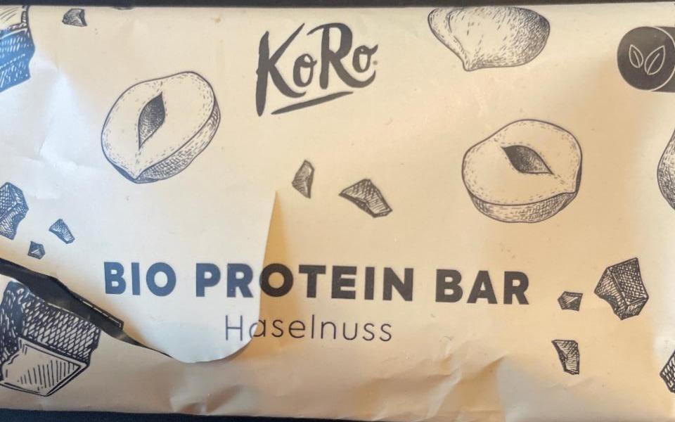 Fotografie - BIO Protein bar Haselnuss KORO