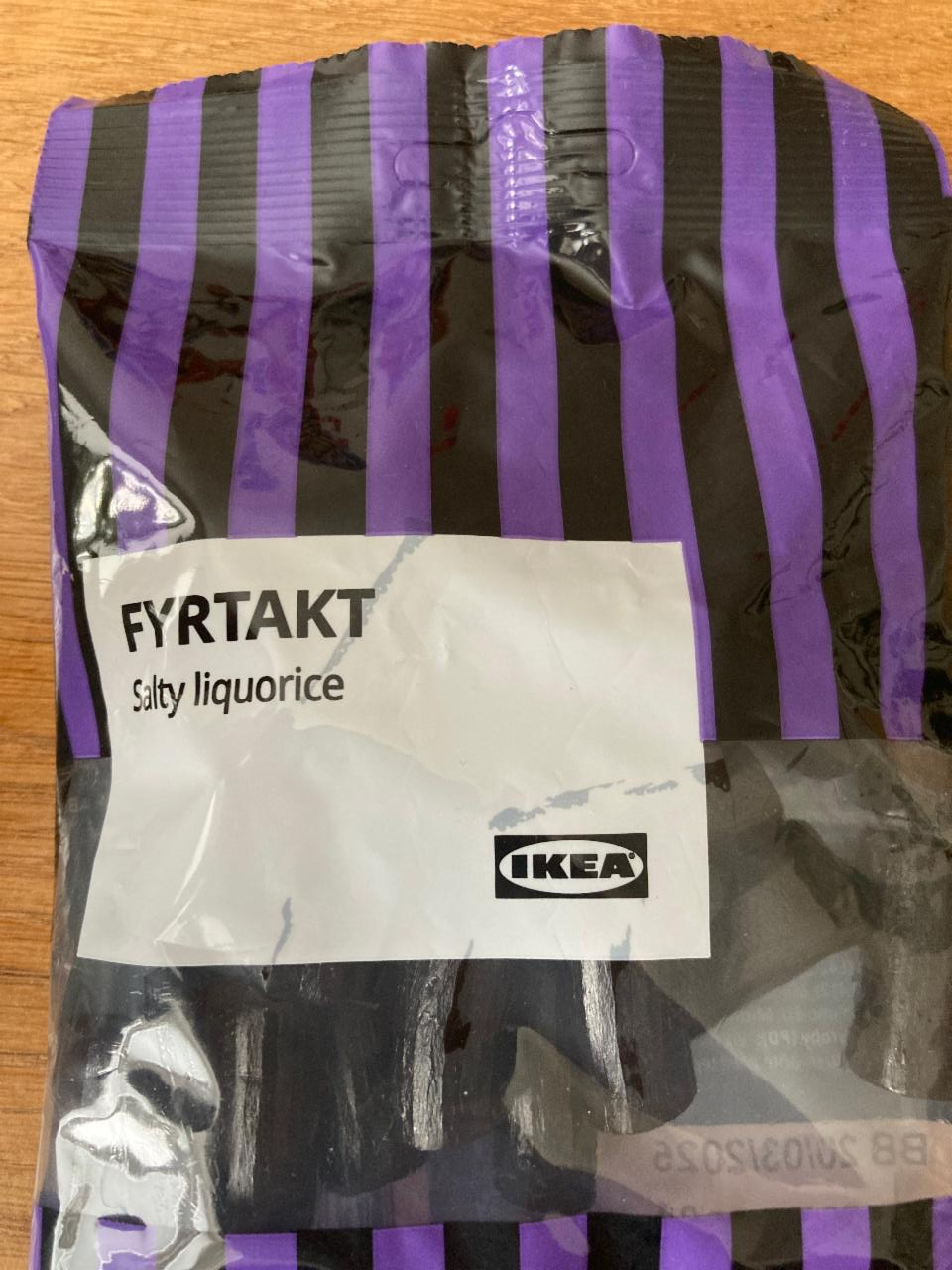 Fotografie - FYRTAKT salty liquorice Ikea