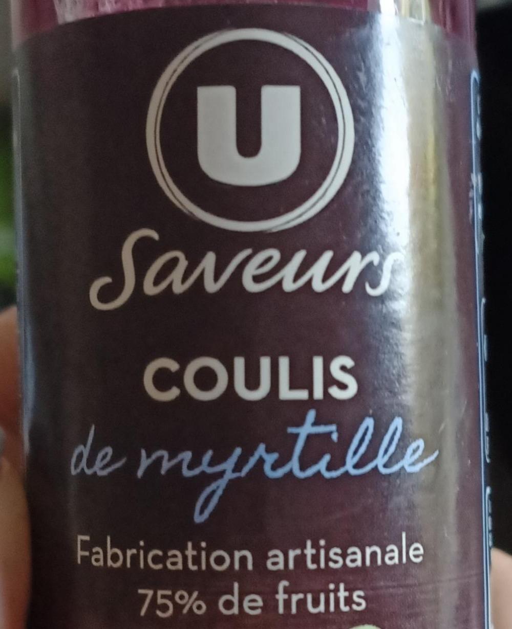 Fotografie - Coulis de myrtilles U Saveurs