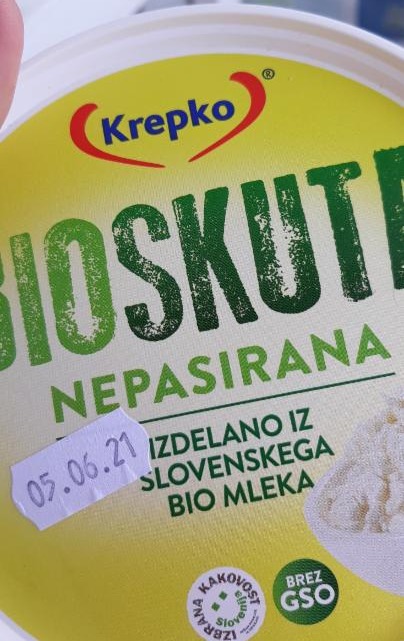 Fotografie - Bio skuta nepasirana Krepko